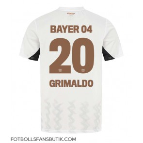 Bayer Leverkusen Alejandro Grimaldo #20 Replika Bortatröja 2024-25 Kortärmad